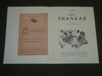 1952 UDAY SHANKAR AND HIS HINDU BALLET PROGRAM - GREAT PHOTOS - J 4846