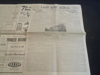 1928 AUG 9 LACON HOME JOURNAL NEWSPAPER - MARSHALL CENTENNIAL EDITION - NP 5759