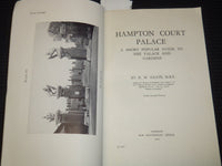1934 HAMPTON COURT PALACE GUIDE BOOK - PALACE & GARDENS - J 9532