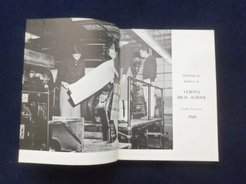 1960 SHADOWS HENRY B. WHITEHORNE HIGH SCHOOL YEARBOOK - VERONA, NJ - YB 3022