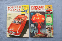 1943-1953 POPULAR SCIENCE & MECHANICS TODAY MAGAZINES- LOT OF 12 - O 3880