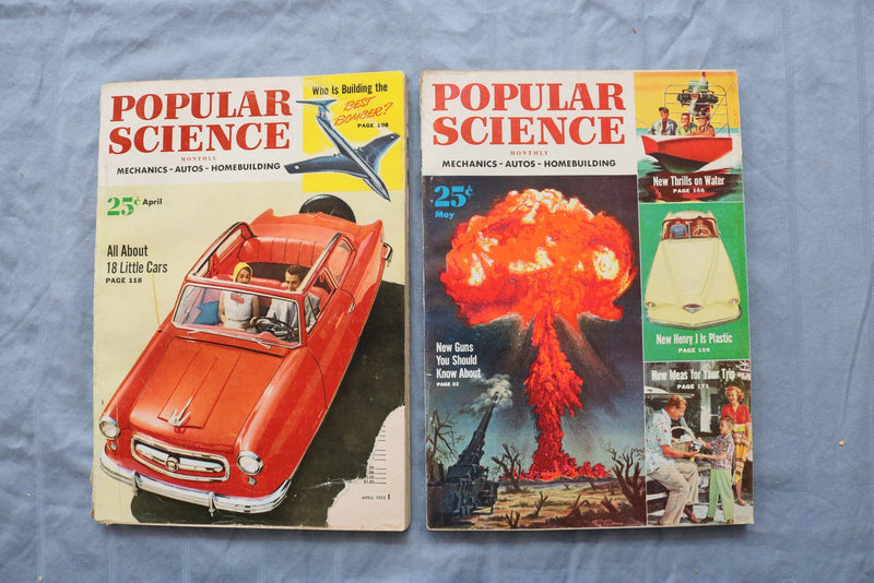 1943-1953 POPULAR SCIENCE & MECHANICS TODAY MAGAZINES- LOT OF 12 - O 3880