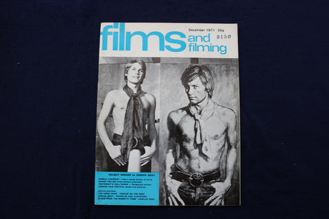1971 DECEMBER FILMS AND FILMING MAGAZINE - HELMUT BERGER COVER - E 17980