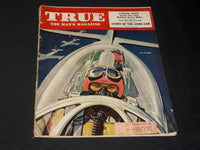 1952 JANUARY TRUE MAGAZINE - JETS AT NIGHT FRONT COVER - E 3838
