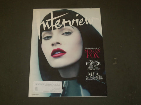 2010 JUNE/JULY INTERVIEW MAGAZINE - MEGAN FOX COVER - B 1392