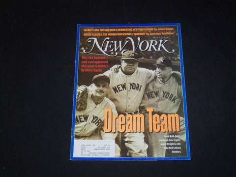 1998 JULY 27 NEW YORK MAGAZINE - DREAM TEAM, JETER, WELLS & BABE RUTH - SP 3993