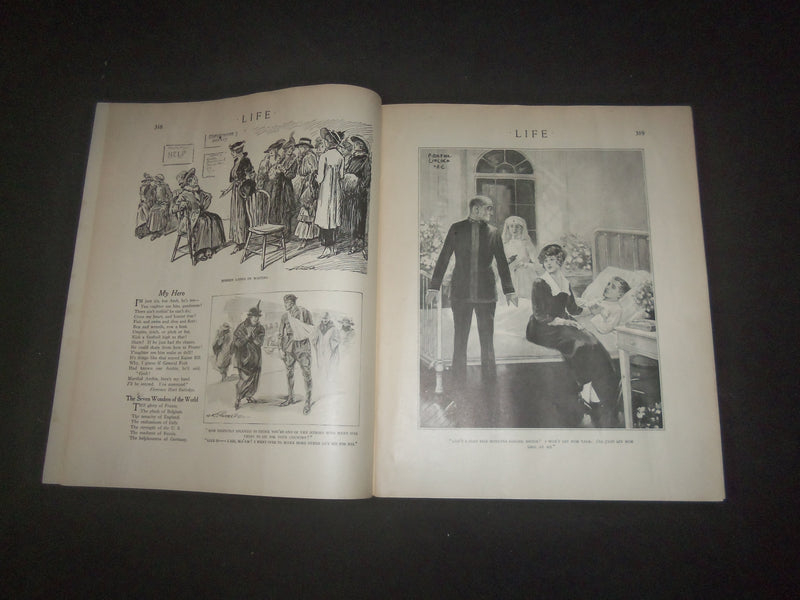 1919 FEBRUARY 27 LIFE MAGAZINE - HEROES' NUMBER - 