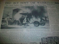 1936 OCTOBER 9 SAN FRANCISCO CHRONICLE NEWSPAPER SECTION OHIOAN ASHORE - NP 841