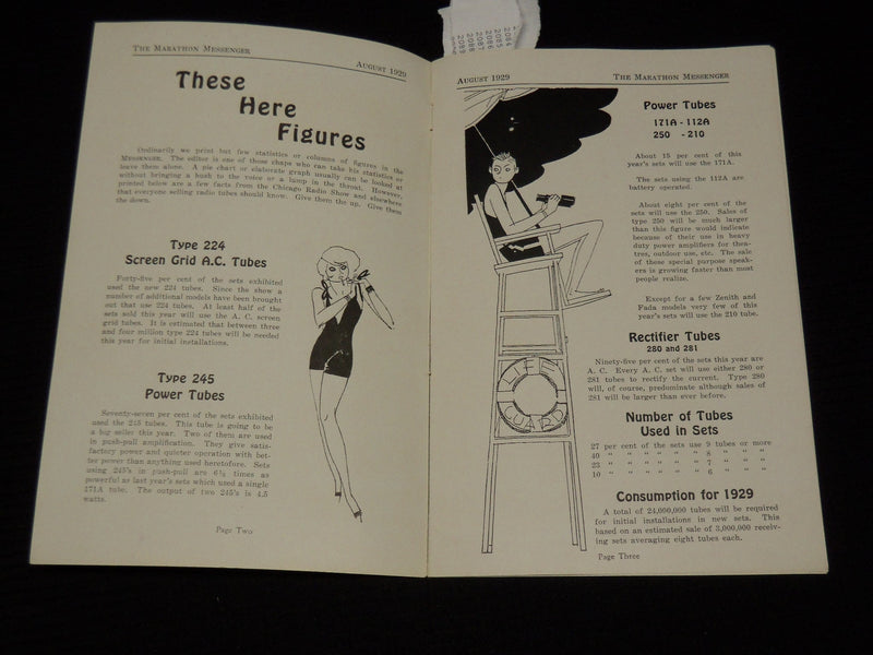 1929 AUGUST THE MARATHON MESSENGER MAGAZINE - NEWARK NEW JERSEY - J 9872