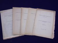 1899-1905 TRANSACTIONS OF ACADEMY OF SCIENCE ST. LOUIS MAGAZINE LOT OF 5- O 2854