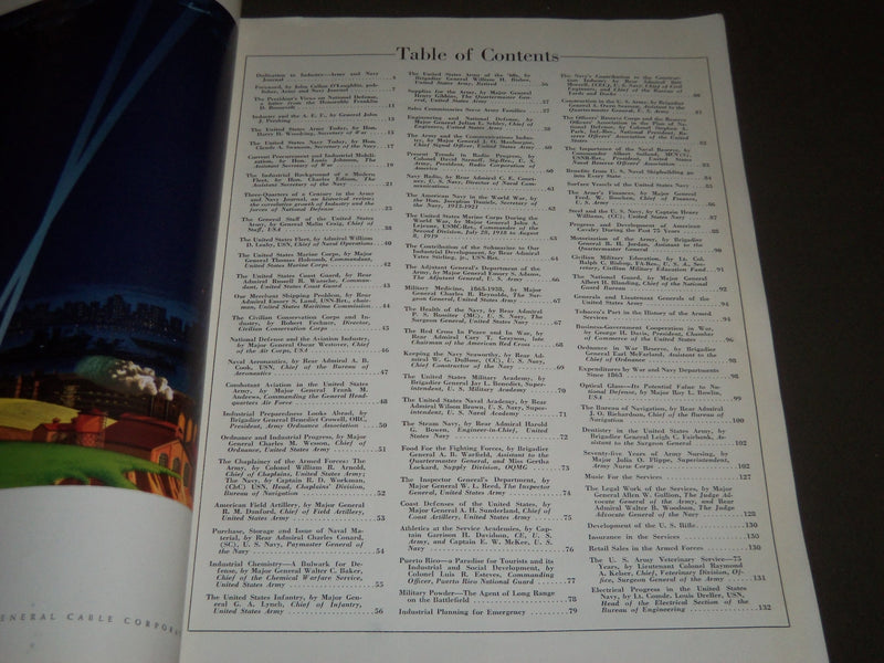1938 ARMY-NAVY JOURNAL 75TH ANNIVERSARY MAGAZINE - GREAT PHOTOS - J 2443