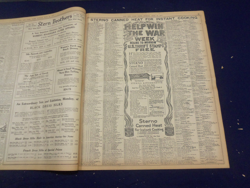 1918 JUNE 23 NEW YORK TIMES - ITALIAN PREMIER DECLARES BATTLE IS WON - NT 9097