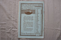 1917-1918 THE AUDITORIUM CHICAGO OPERA ASSOCIATION PROGRAM - MANON - K 3456