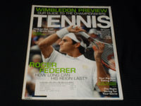 2008 JULY TENNIS MAGAZINE - ROGER FEDERER FRONT COVER - E 2248