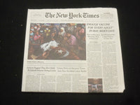 2021 MARCH 3 NEW YORK TIMES - ENOUGH VACCINE FOR EVERY ADULT IN MAY, BIDEN SAYS