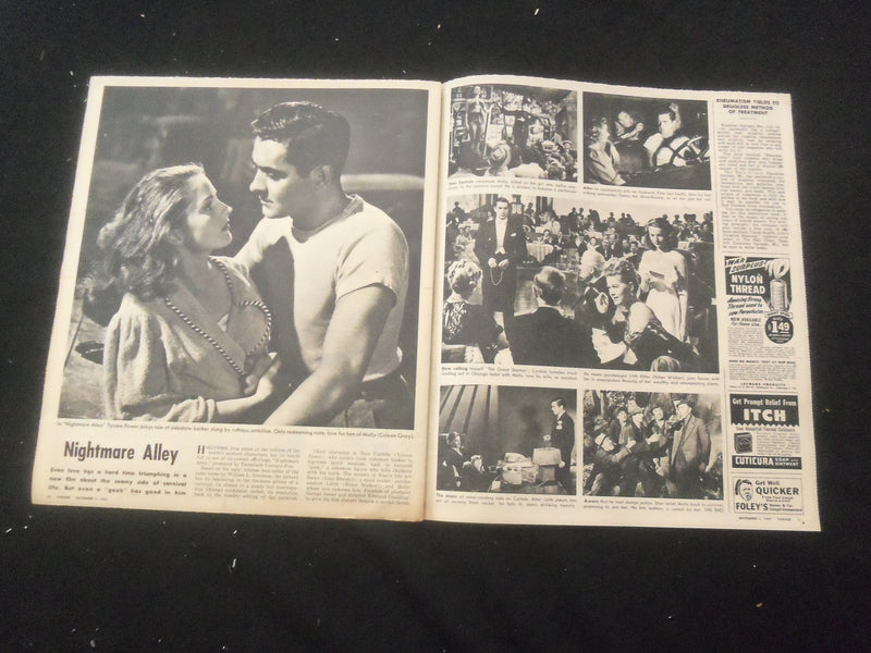 1947 NOV 2 SYRACUSE HERALD AMERICAN PARADE MAGAZINE - ELIZABETH TAYLOR - SP 886Z