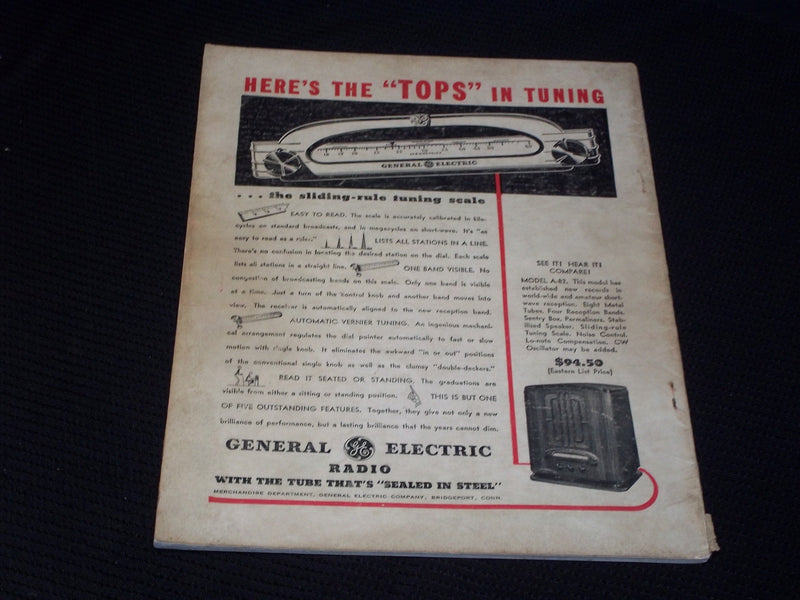 1936 JANUARY RADIO-CRAFT MAGAZINE VERY NICE COVERS & ADS - E 363
