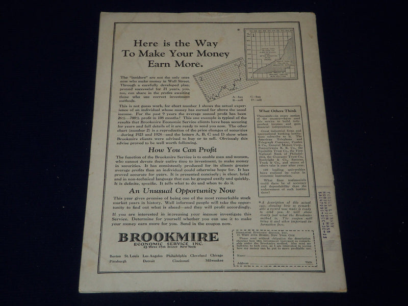 1925 JUNE 29 TIME MAGAZINE - THEODORE ELIJAH BURTON COVER - T 44
