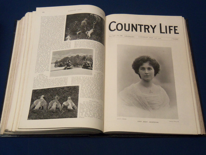 1903 JANUARY-JUNE COUNTRY LIFE MAGAZINE BOUND VOLUME - KD 1422G