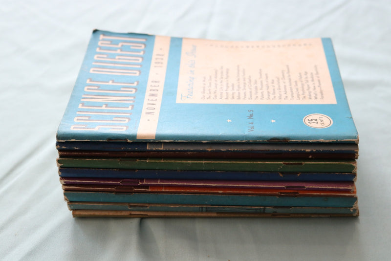 1938-1947 SCIENCE DIGEST MAGAZINE - LOT OF 10 - O 3940