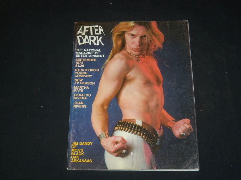 1975 SEPTEMBER AFTER DARK MAGAZINE-JIM DANDY OF BLACK OAK ARKANSAS COVER-SP 4085