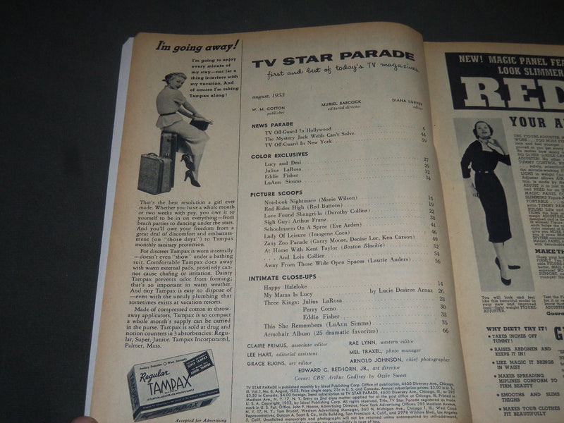 1953 AUGUST TV STAR PARADE MAGAZINE - ARTHUR GODFREY COVER - ST 4958