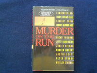 1998 MURDER ON THE RUN HARDCOVER BOOK - SIGNED BY PETER STRAUB - KD 9313
