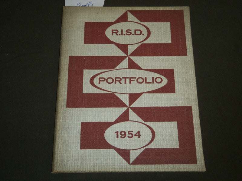 1954 PORTFOLIO-RHODE ISLAND SCHOOL OF DESIGN YEARBOOK- KENNETH JAY LANE- YB 1810