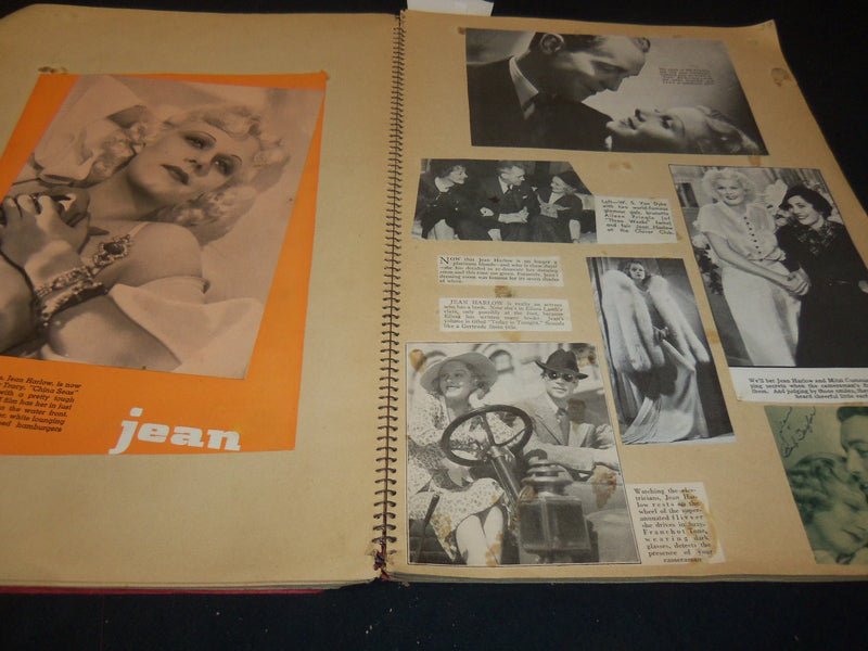 HOLLYWOOD MOVIE STARS SCRAPBOOK - POWELL - PATRICK - GREAT PHOTOS - 30A