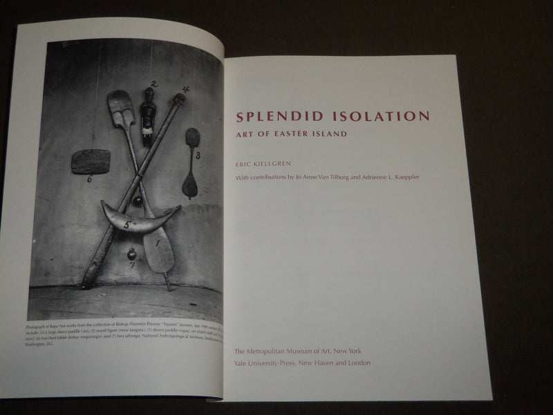 2001 SPLENDID ISOLATION ART OF EASTER ESLAND CATALOG BY ERIC KJELLGREN - KD 5097