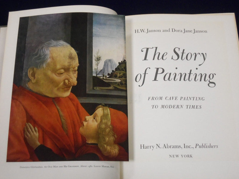 THE STORY OF PAINTING BOOK BY H. W. JANSON & DORA JANSON - NICE PRINTS - KD 2854