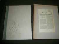 1960 THE ECLOGUES BY PUBLIUS VIRGILIUS MARO BOOK W/ SLIP CASE - ILLUS. - KD 614