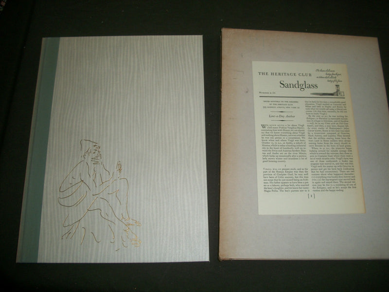 1960 THE ECLOGUES BY PUBLIUS VIRGILIUS MARO BOOK W/ SLIP CASE - ILLUS. - KD 614