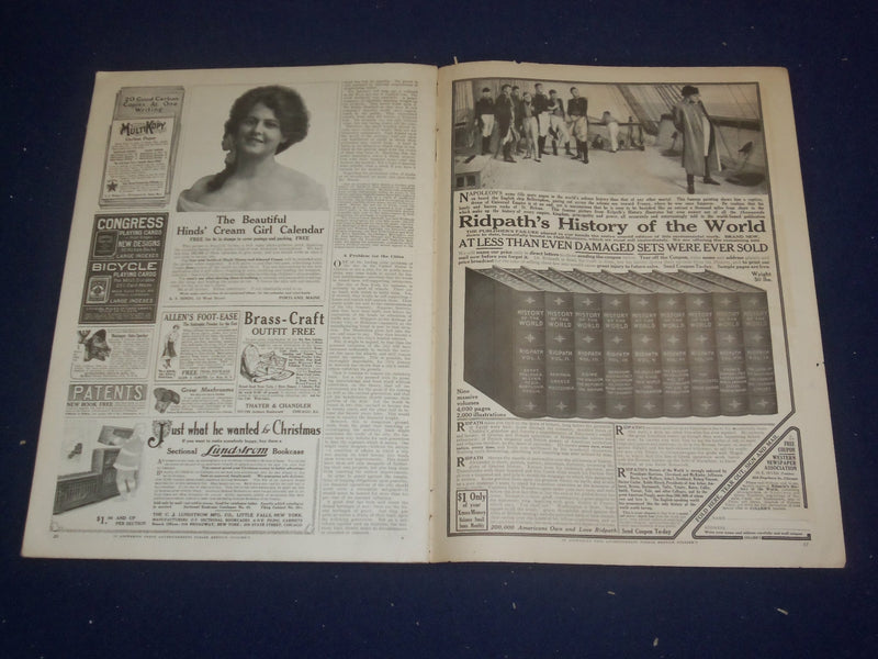 1909 DECEMBER 4 COLLIER'S MAGAZINE - NICE ILLUSTRATED COVER - ST 6690