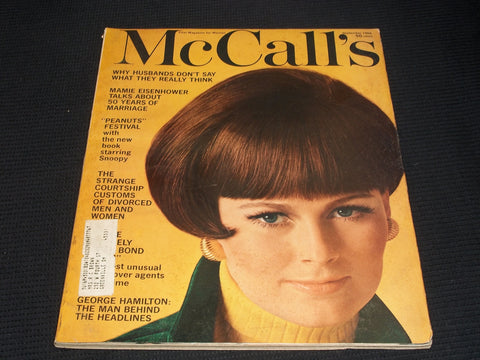 1966 SEPTEMBER MCCALL'S MAGAZINE - NICE COLOR COVERS & ADS - E 1177