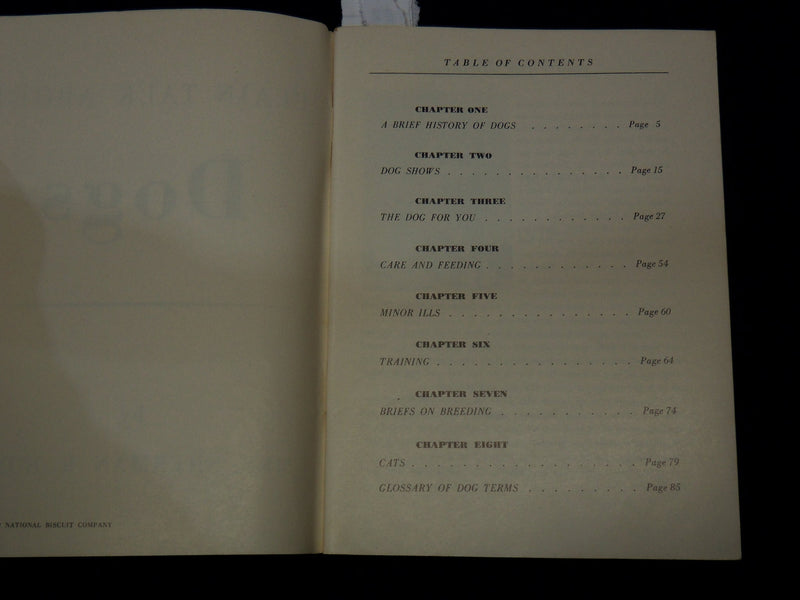 1952 PLAIN TALK ABOUT DOGS BOOK BY MRS. SHERMAN R. HOYT - K 2656