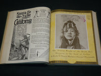 1917 NOVEMBER-1918 OCTOBER TRAVEL MAGAZINE BOUND VOLUME - GREAT COVERS - KD 5968