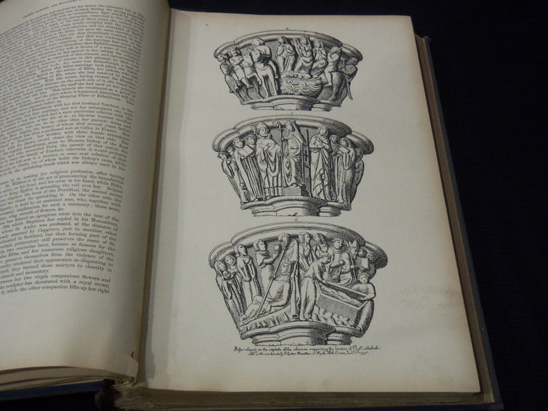 1887 SPECIMENS OF ANCIENT SCULPTURE & PAINTING IN ENGLAND LARGE FOLIO - Z 265