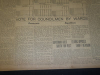 1906 NOVEMBER 16 THE BOSTON HERALD - BOSTON PRIMARIES FURNISH SURPRISES - BH 135