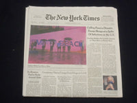 2020 OCTOBER 20 NEW YORK TIMES - TRUMP CALLS FAUCI A DISASTER, SHRUGS AT VIRUS