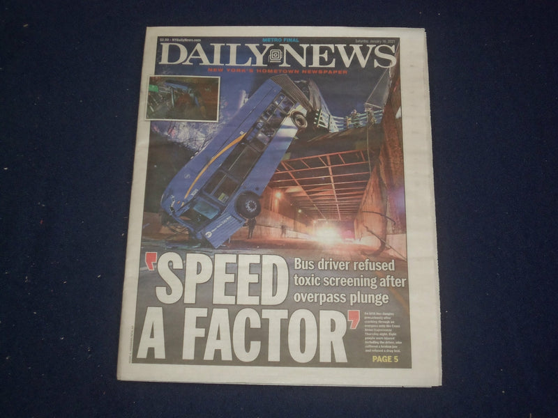 2021 JANUARY 16 NEW YORK DAILY NEWS NEWSPAPER-YANKEES SIGN D.J. LEMAHIEU $90 MIL
