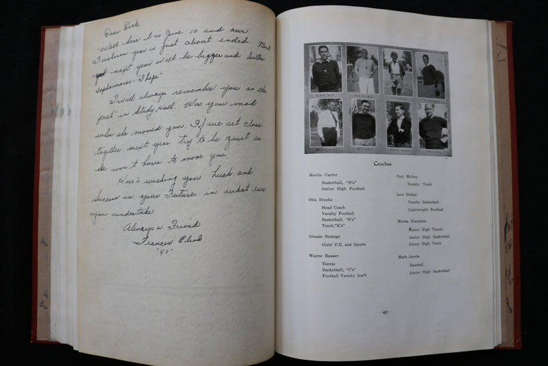 1937 EL CHASQUI CHINO HIGH SCHOOL YEARBOOK - CHINO, CALIFORNIA - YB 3510