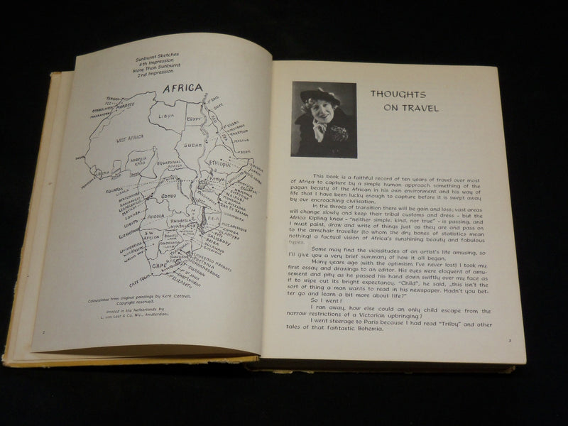 1965 SUNBURNT AFRICA HARDCOVER BOOK BY KENT COTTRELL - NICE ILLUS. - KD 2767G