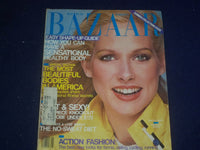 1980 MAY HARPER'S BAZAAR MAGAZINE - SHELLEY SMITH COVER - ST 6561