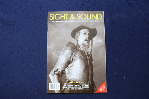 1988 AUTUMN SIGHT AND SOUND MAGAZINE - FRANCISCO REIGUERA COVER - E 17588