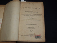 1810 LAWS OF THE COMMONWEALTH OF PENNSYLVANIA VOLUME NO. 2 - KD 703X