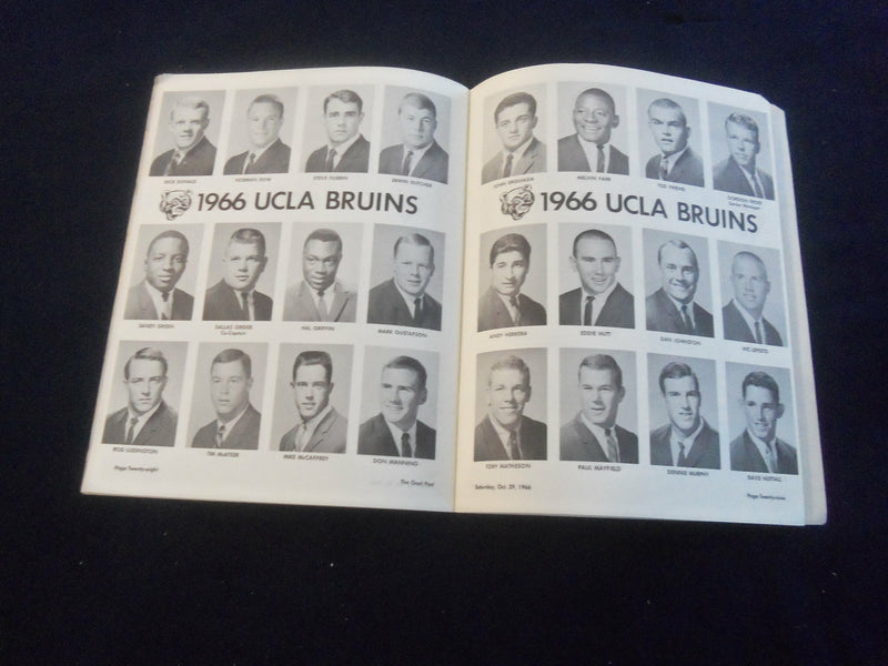 1966 OCTOBER 29 GOAL POST PROGRAM - UCLA VS AIR FORCE - ST 7200