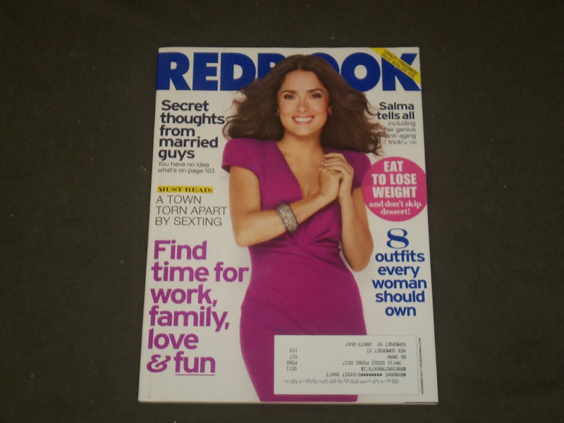 2011 NOVEMBER REDBOOK MAGAZINE - SALMA HAYEK COVER - B 1564