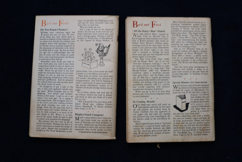 1949-1954 OMNIBOOK DIGEST MAGAZINE - LOT OF 5 - O 3478