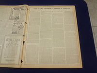 1918 DECEMBER 3 NEW YORK TIMES - EDMOND ROSTAND DIES - WILSON ADDRESS - NT 9160